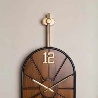 Antique Brownstone wall clock hand made wall clock