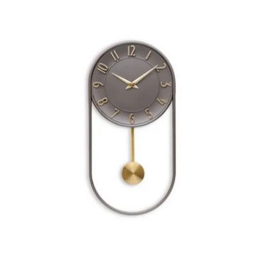 Pendulum Wave Wall Clock Metal wall clocks for living room