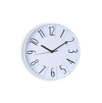 White Opal Wall Clock