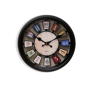 Colour Tiko Wall Clock Hand Made Wall Clock