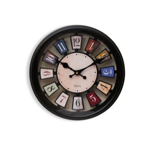 Colour Tiko Wall Clock Hand Made Wall Clock