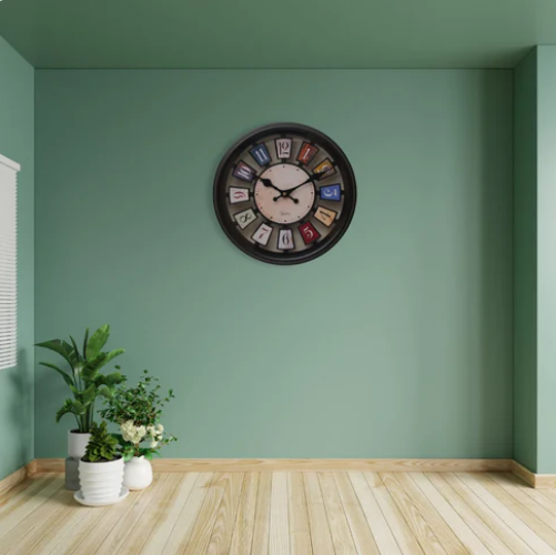 Colour Tiko Wall Clock Hand Made Wall Clock
