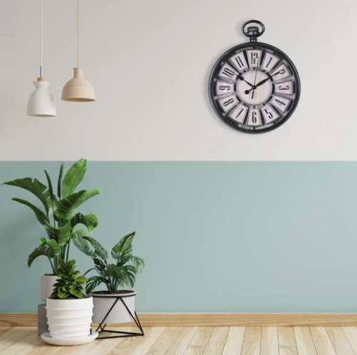 Clocky Wall Clock Metal Wall Clocks For Living Room