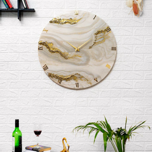 Resin Renaissance Resin Clock Resin Wall Clock