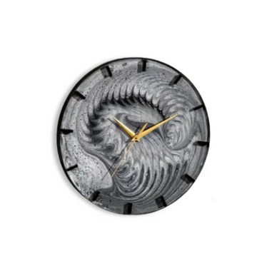 Resin Rush Clock Luxury Resin Wall Clock