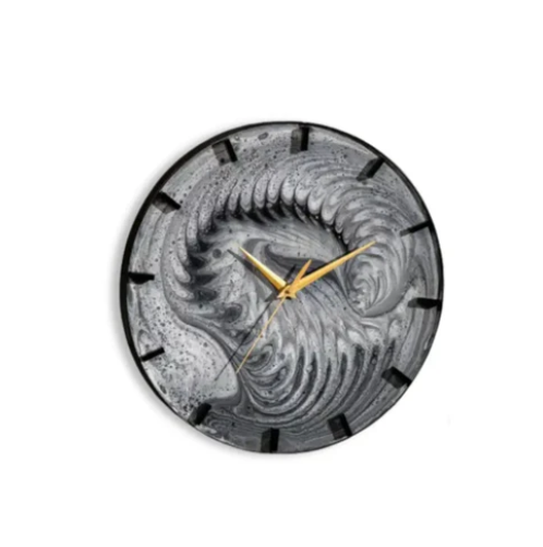 Resin Rush Clock Luxury Resin Wall Clock
