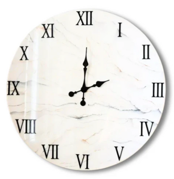 Whispers Of Time Resin Art Hand Made Wall Clock