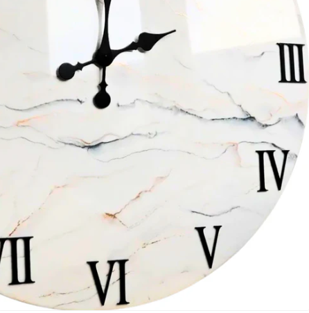 Whispers Of Time Resin Art Hand Made Wall Clock