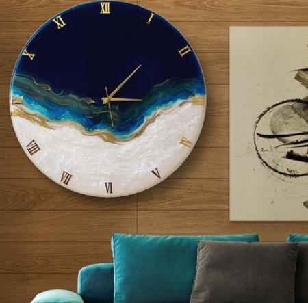 Skybound Resin Wall Clock Luxury Resin Wall Clock