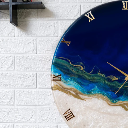 Skybound Resin Wall Clock Luxury Resin Wall Clock