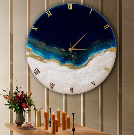 Skybound Resin Wall Clock Luxury Resin Wall Clock