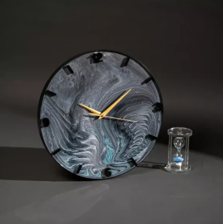 Resin Rhythm Clock Resin Wall Clock