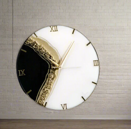 Timeflow Resin Clock Resin Wall Clock
