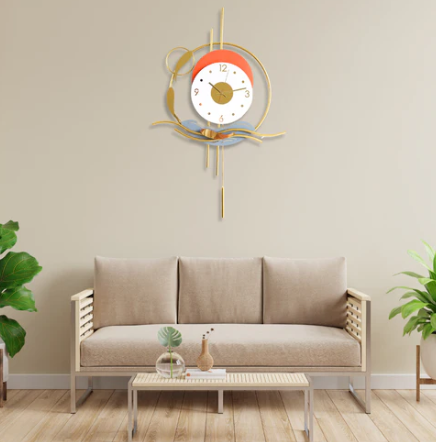 Golden Timekeeper Wall Clock Wall Clock Best Design