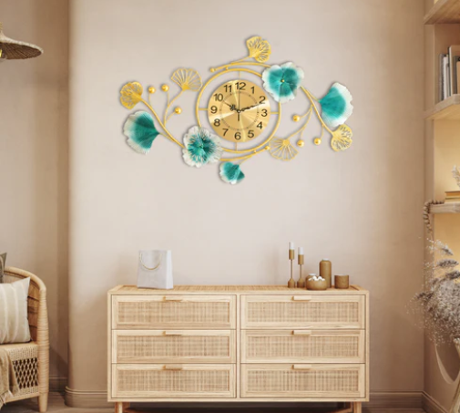 Classic Charm Golden Wall Clock Wall Clock Big Size