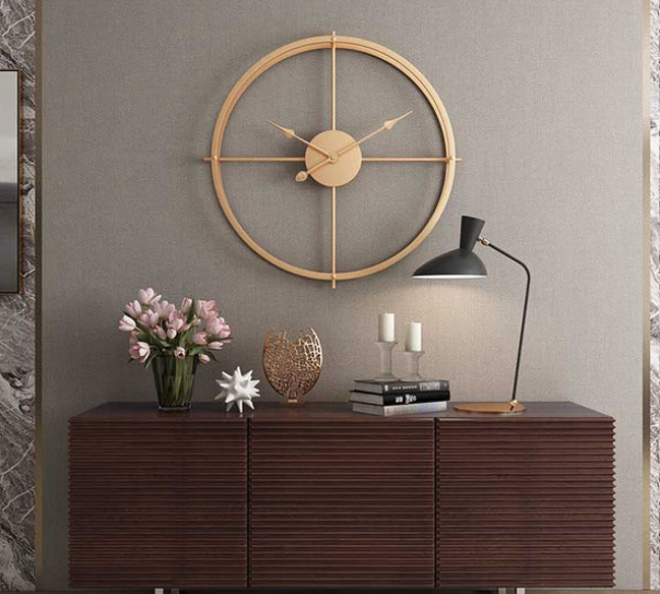 Clocktron Double Metal Wall Clock Wall Clock For Home Decor